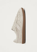 TB 490 CROCHET CREAM LEATHER SNEAKERS - Darling & Domain