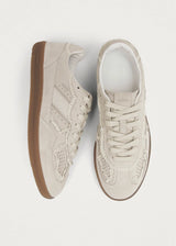 TB 490 CROCHET CREAM LEATHER SNEAKERS - Darling & Domain