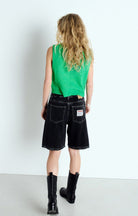 DUMY TANK TOP DUM18B | Green Melange - Darling & Domain