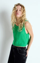 DUMY TANK TOP DUM18B | Green Melange