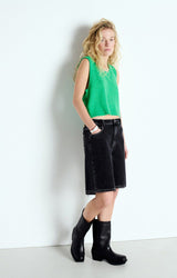 DUMY TANK TOP DUM18B | Green Melange