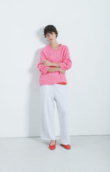 JUMPER EAST 18T |  Melange Bubble Pink - Darling & Domain