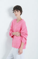 JUMPER EAST 18T |  Melange Bubble Pink - Darling & Domain