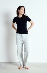 GAMIPY SHORT SLEEVE TEE Gami21 in Black by American Vintage