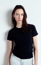 GAMIPY SHORT SLEEVE TEE Gami21 in Black by American Vintage
