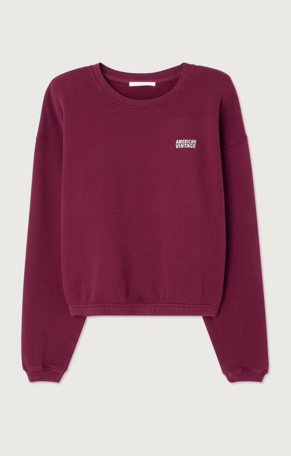 SWEATSHIRT IZU03A | Vintage Burgundy