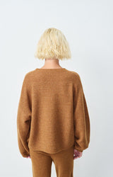 RAXOW RAX18B PULLOVER | Brunette Melange