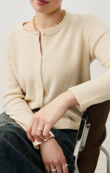 RAXOW RAX19A CARDIGAN | Natural