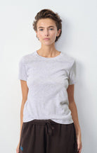 SONOMA SHORT SLEEVE TEE SON28G | Arctic Melange - Darling & Domain