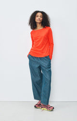 SONOMA LONG SLEEVE TEE SON31G in Vintage Gaspacho by American Vintage