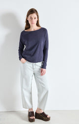 SONOMA LONG SLEEVE TEE SON31G | Vintage Navy Blue - Darling & Domain