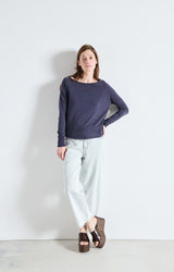 SONOMA LONG SLEEVE TEE SON31G | Vintage Navy Blue - Darling & Domain
