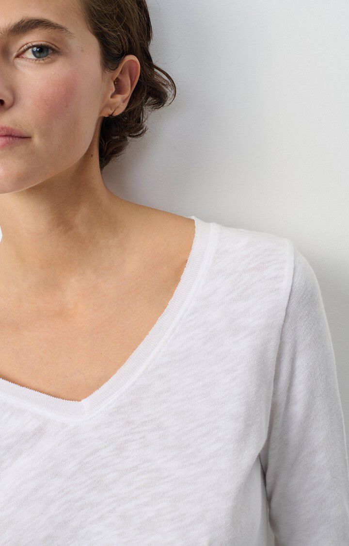 SONOMA LS V NECK TEE | White