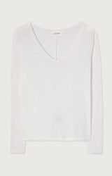 SONOMA LS V NECK TEE | White