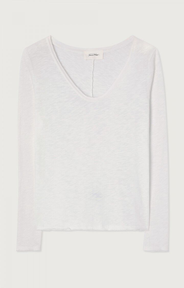 SONOMA LS V NECK TEE | White