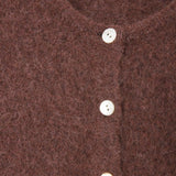 VITOW VITO19E CARDIGAN | Choco Black Melange