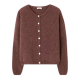 VITOW VITO19E CARDIGAN | Choco Black Melange