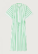 ZATYBAY DRESS ZAT14A | Neon Lagoon Stripes
