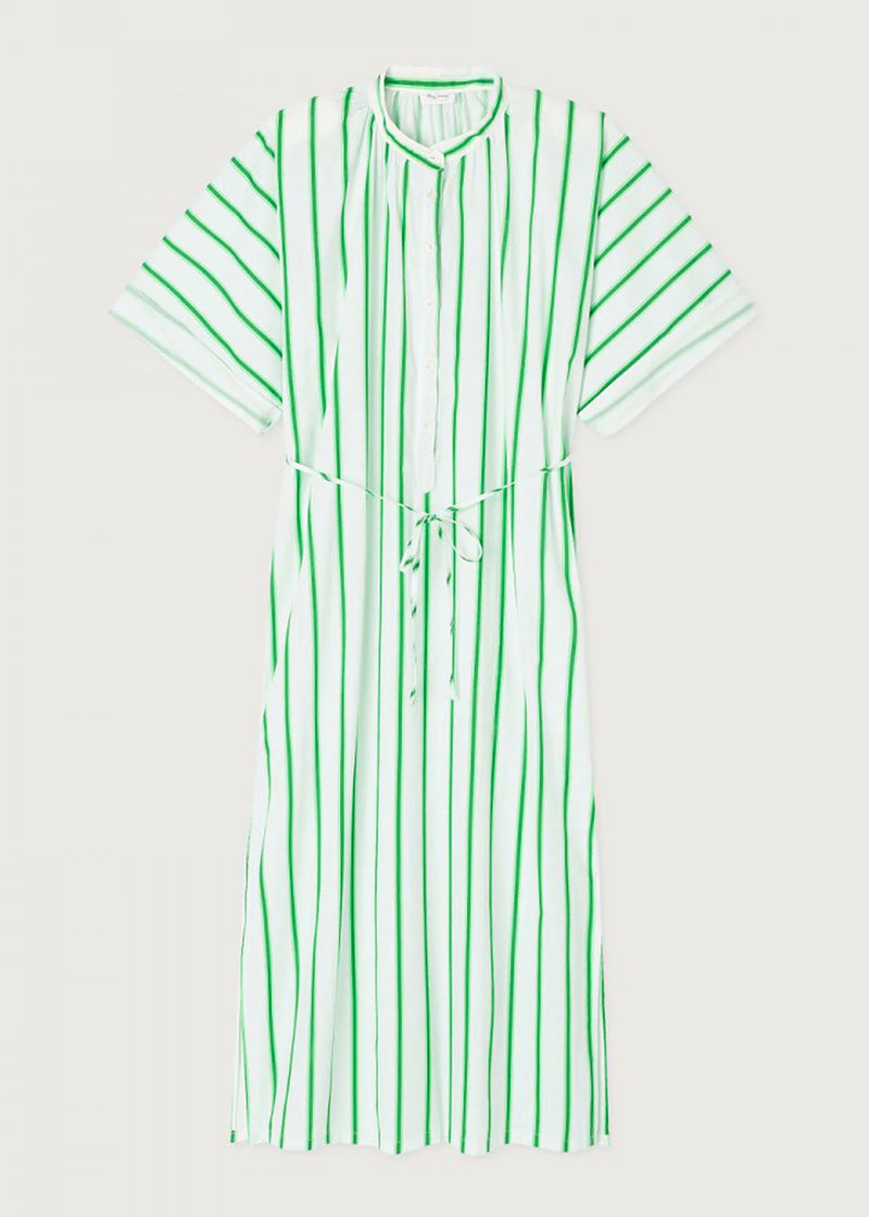 ZATYBAY DRESS ZAT14A | Neon Lagoon Stripes