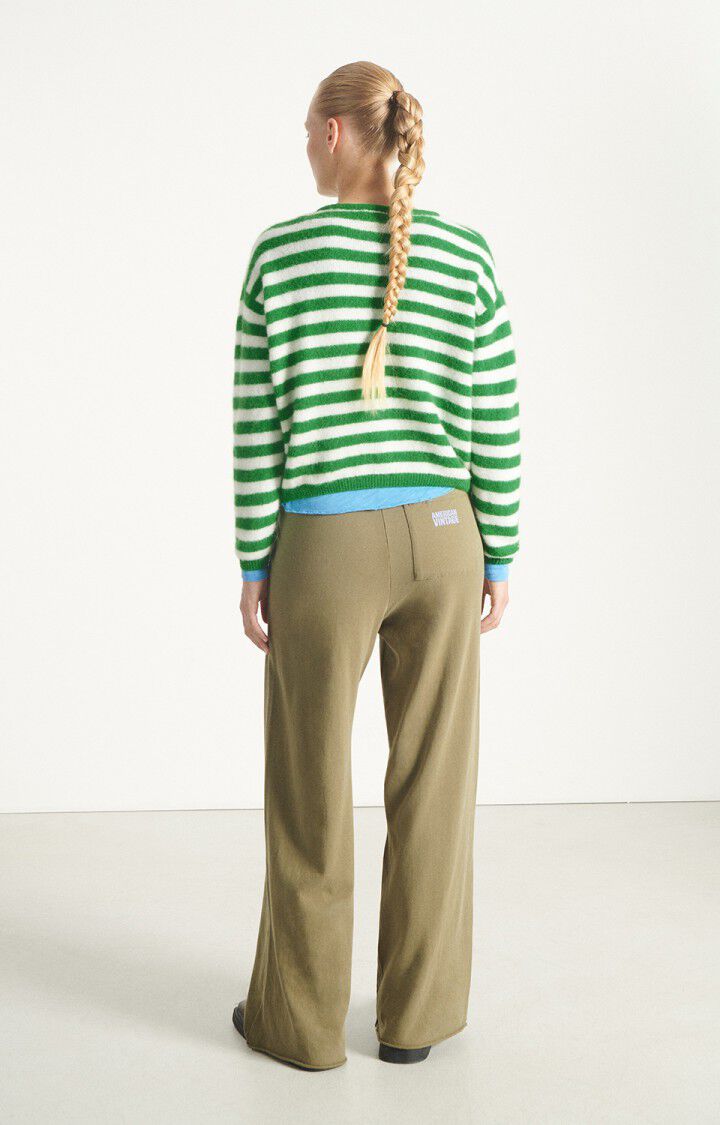 VITOW CARDIGAN VITO19E | Clover Striped White - Darling & Domain