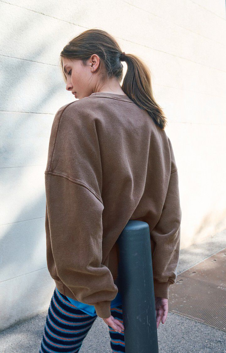 PLIZZY SWEATSHIRT PLI03C in Vintage Chestnut by American Vintage