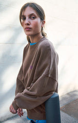 PLIZZY SWEATSHIRT PLI03C in Vintage Chestnut by American Vintage