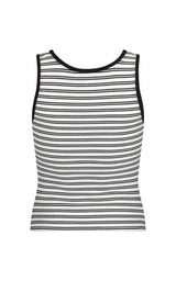 MIO TANK in Noir Stripe by Araminta James