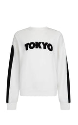 TOKYO SWEATSHIRT in Warm White by Araminta James