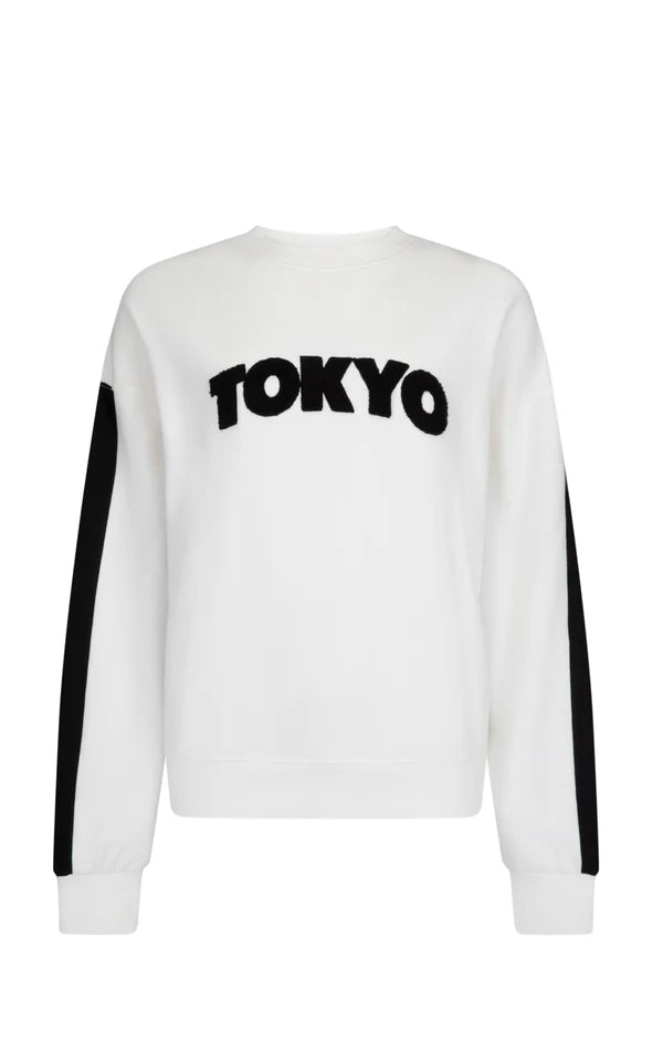 TOKYO SWEATSHIRT in Warm White by Araminta James
