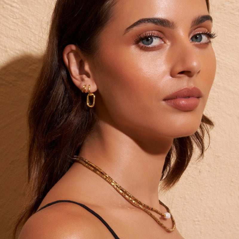 BOAZ GOLD EARRINGS