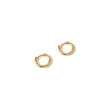 LUKA GOLD HUGGIE EARRINGS