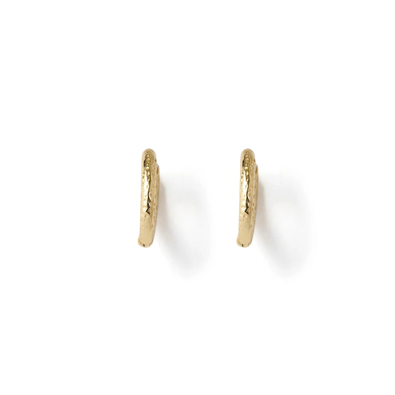 LUKA GOLD HUGGIE EARRINGS