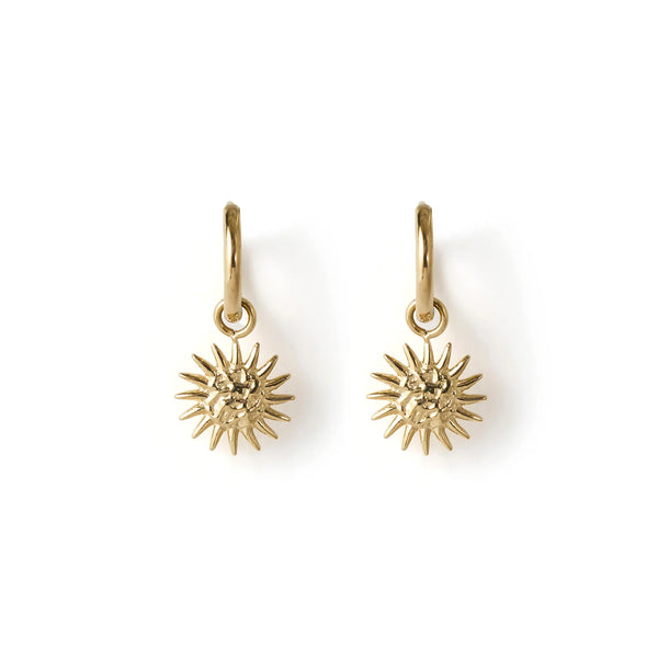 MAGNOLIA GOLD CHARM EARRINGS