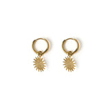 MAGNOLIA GOLD CHARM EARRINGS
