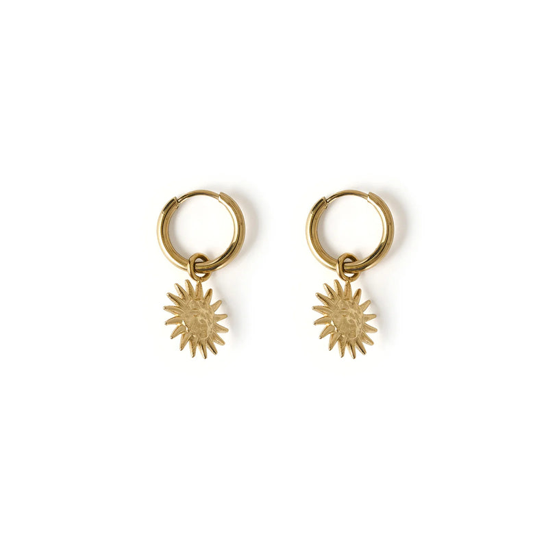 MAGNOLIA GOLD CHARM EARRINGS