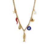 OCEANUS CHARM NECKLACE