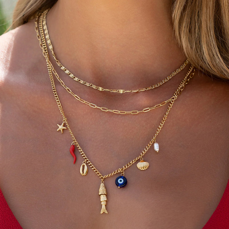 OCEANUS CHARM NECKLACE