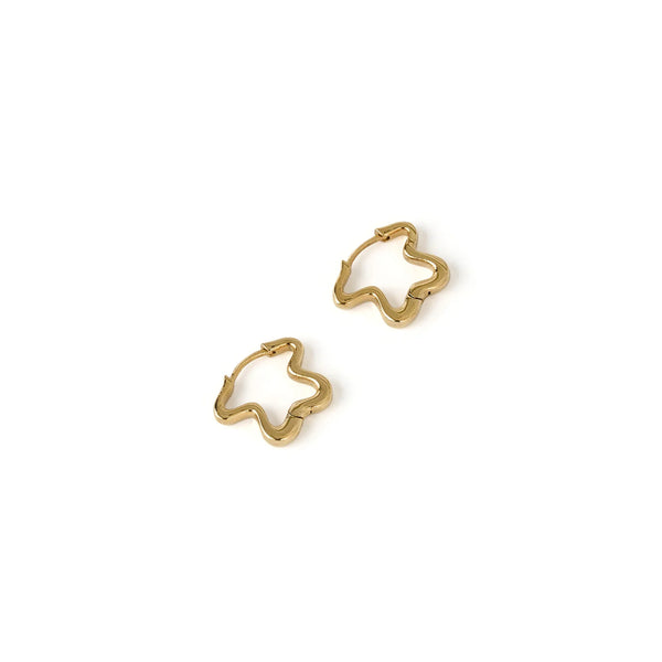 PIXIE GOLD HUGGIE EARRING