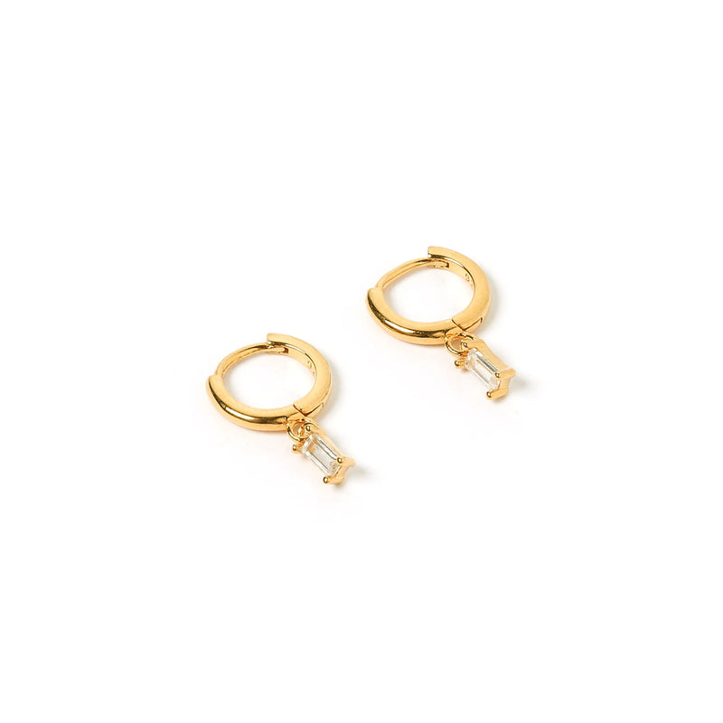 PIP GOLD CHARM EARRINGS