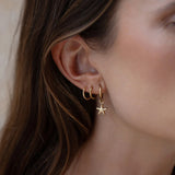 SEA STAR GOLD EARRINGS