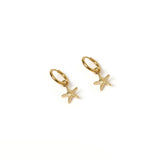 SEA STAR GOLD EARRINGS