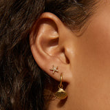 SHELLI GOLD EARRINGS