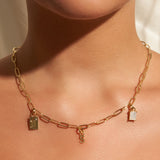 VALENCIA GOLD STACKING CHAIN | Short