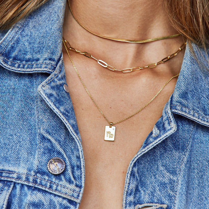 VALENCIA GOLD STACKING CHAIN | Short