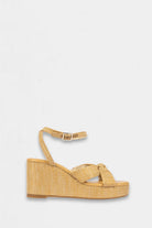 INCLINATION WEDGE in Salt Raffia by Zoe Kratzmann