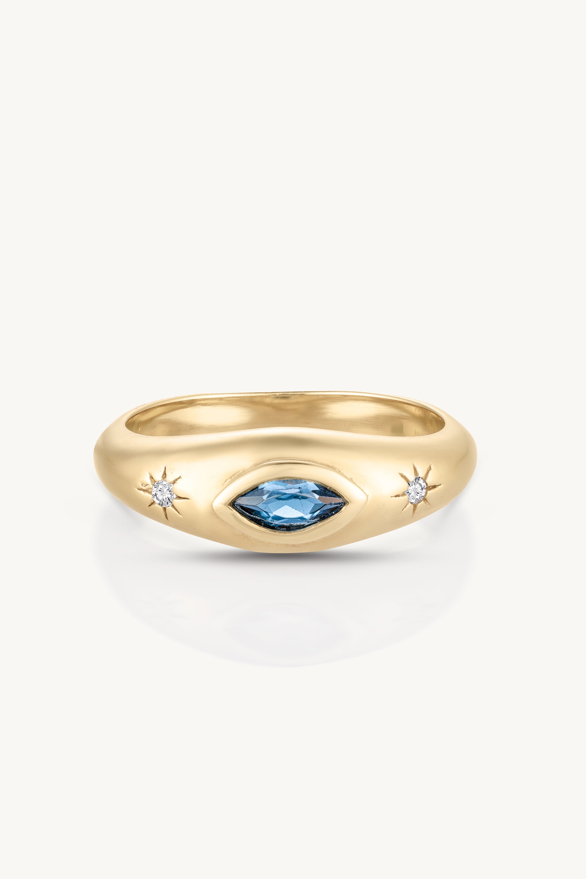 ASTERIA TOPAZ RING in Gold by ToniMay