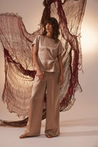 AURELIA TOP in Gold by Cable Melbourne