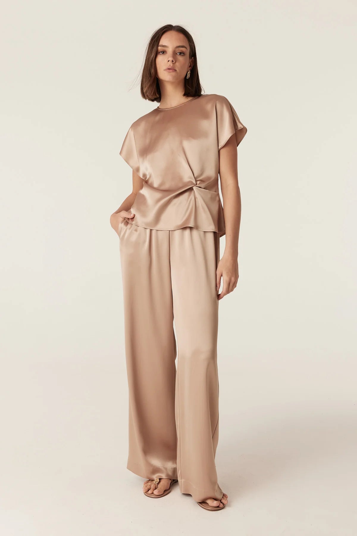 AURELIA TOP in Gold by Cable Melbourne