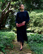 AURORA BAG in Garnet Lizard by Arlingtone Milne