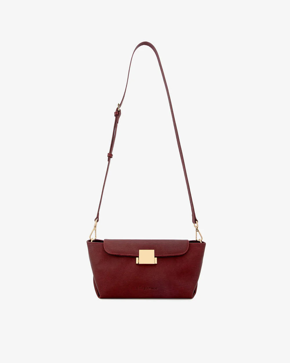 AURORA BAG in Garnet Lizard by Arlingtone Milne